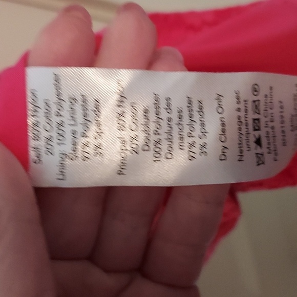 MILLY Avery Lace Blazer In Pink - Picture 11 of 16